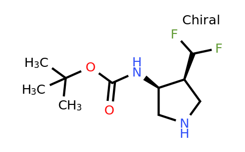 CAS 862107-95-7 | tert-butyl N-[(3S,4S)-4-(difluoromethyl)pyrrolidin-3-yl]carbamate