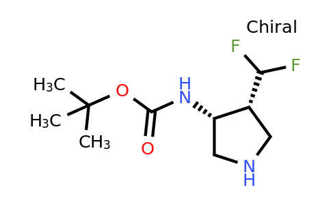 CAS 862107-96-8 | tert-butyl N-[(3R,4R)-4-(difluoromethyl)pyrrolidin-3-yl]carbamate