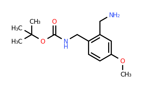 CAS 862205-34-3 | Tert-butyl 2-(aminomethyl)-4-methoxybenzylcarbamate