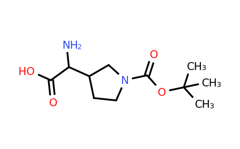 CAS 862372-68-7 | Amino[1-(tert-butoxycarbonyl)pyrrolidin-3-YL]acetic acid