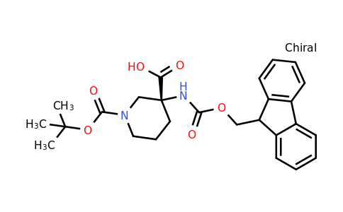 CAS 862372-85-8 | (3R)-1-tert-butoxycarbonyl-3-(9H-fluoren-9-ylmethoxycarbonylamino)piperidine-3-carboxylic acid