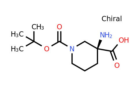CAS 862372-92-7 | (3S)-3-amino-1-[(tert-butoxy)carbonyl]piperidine-3-carboxylic acid