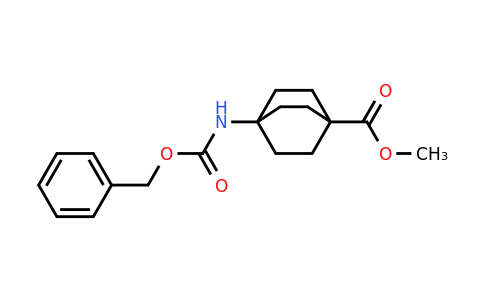 CAS 862501-91-5 | methyl 4-{[(benzyloxy)carbonyl]amino}bicyclo[2.2.2]octane-1-carboxylate