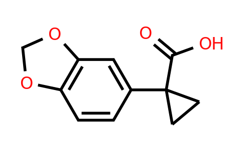 CAS 862574-89-8 | 1-Benzo[1,3]dioxol-5-YL-cyclopropanecarboxylic acid