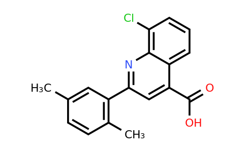CAS 862647-94-7 | 8-Chloro-2-(2,5-dimethylphenyl)quinoline-4-carboxylic acid