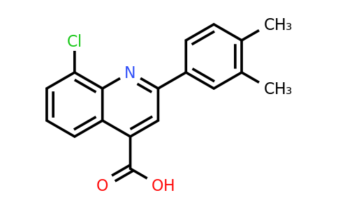 CAS 862647-95-8 | 8-Chloro-2-(3,4-dimethylphenyl)quinoline-4-carboxylic acid
