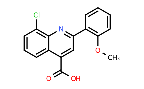 CAS 862649-89-6 | 8-Chloro-2-(2-methoxyphenyl)quinoline-4-carboxylic acid