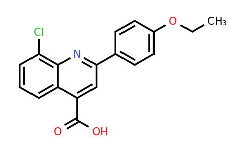 CAS 862663-08-9 | 8-Chloro-2-(4-ethoxyphenyl)quinoline-4-carboxylic acid