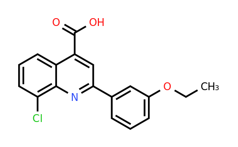 CAS 862663-09-0 | 8-Chloro-2-(3-ethoxyphenyl)quinoline-4-carboxylic acid