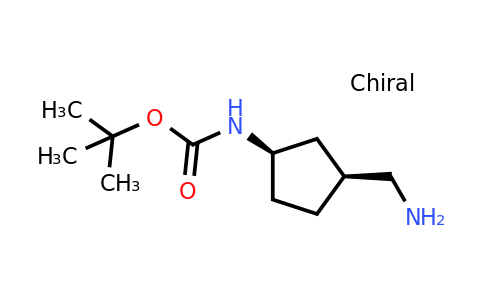 CAS 862700-28-5 | tert-butyl N-[cis-3-(aminomethyl)cyclopentyl]carbamate
