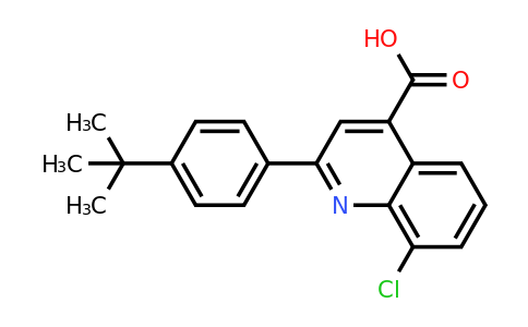 CAS 862710-11-0 | 2-(4-(tert-Butyl)phenyl)-8-chloroquinoline-4-carboxylic acid