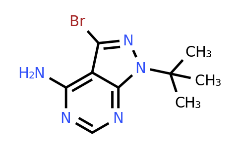CAS 862728-61-8 | 3-bromo-1-tert-butyl-1H-pyrazolo[3,4-d]pyrimidin-4-amine