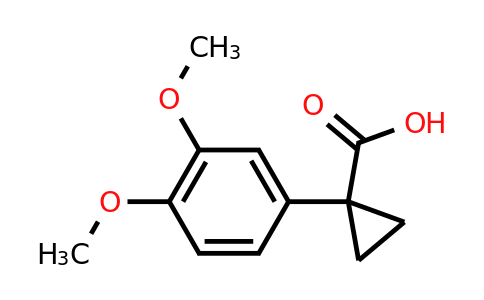 CAS 862821-16-7 | 1-(3,4-Dimethoxyphenyl)cyclopropanecarboxylic acid