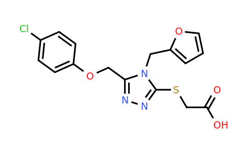 CAS 862901-00-6 | 2-({5-[(4-chlorophenoxy)methyl]-4-[(furan-2-yl)methyl]-4H-1,2,4-triazol-3-yl}sulfanyl)acetic acid