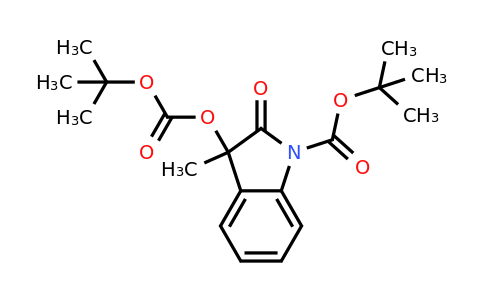 CAS 862907-26-4 | tert-butyl 3-tert-butoxycarbonyloxy-3-methyl-2-oxo-indoline-1-carboxylate