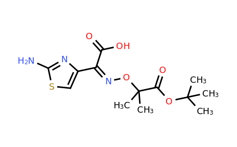 CAS 86299-47-0 | (Z)-2-(2-Aminothiazol-4-yl)-2-(((1-(tert-butoxy)-2-methyl-1-oxopropan-2-yl)oxy)imino)acetic acid