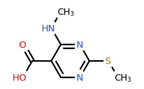 CAS 863028-98-2 | 4-(Methylamino)-2-(methylthio)-5-pyrimidinecarboxylic acid