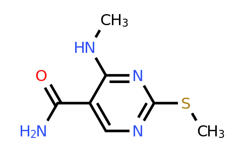 CAS 863029-00-9 | 4-(Methylamino)-2-(methylthio)pyrimidine-5-carboxamide