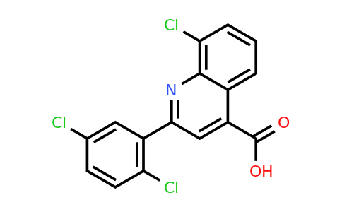 CAS 863180-70-5 | 8-Chloro-2-(2,5-dichlorophenyl)quinoline-4-carboxylic acid