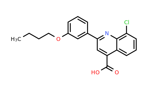 CAS 863185-09-5 | 2-(3-Butoxyphenyl)-8-chloroquinoline-4-carboxylic acid