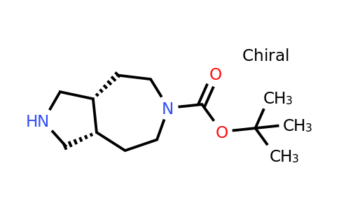 CAS 863222-24-6 | tert-butyl cis-2,3,3a,4,5,7,8,8a-octahydro-1H-pyrrolo[3,4-d]azepine-6-carboxylate