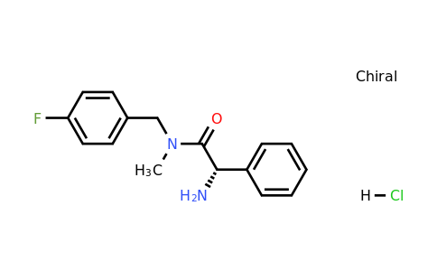 CAS 863492-50-6 | (S)-2-Amino-N-(4-fluorobenzyl)-N-methyl-2-phenylacetamide hydrochloride