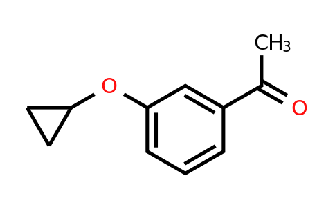 CAS 863654-23-3 | 1-(3-Cyclopropoxyphenyl)ethan-1-one
