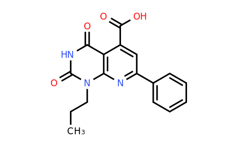 CAS 863667-95-2 | 2,4-dioxo-7-phenyl-1-propyl-1H,2H,3H,4H-pyrido[2,3-d]pyrimidine-5-carboxylic acid