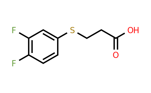 CAS 863667-96-3 | 3-[(3,4-difluorophenyl)sulfanyl]propanoic acid