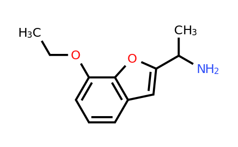 CAS 863667-97-4 | 1-(7-ethoxy-1-benzofuran-2-yl)ethan-1-amine