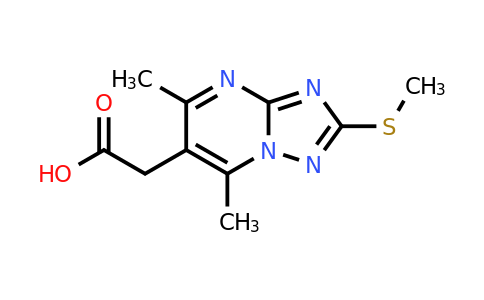 CAS 863668-02-4 | 2-[5,7-dimethyl-2-(methylsulfanyl)-[1,2,4]triazolo[1,5-a]pyrimidin-6-yl]acetic acid