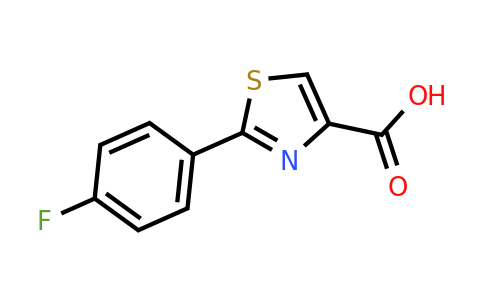 CAS 863668-07-9 | 2-(4-Fluorophenyl)thiazole-4-carboxylic acid