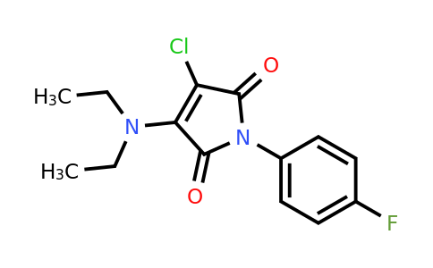 CAS 863669-05-0 | 3-chloro-4-(diethylamino)-1-(4-fluorophenyl)-2,5-dihydro-1H-pyrrole-2,5-dione