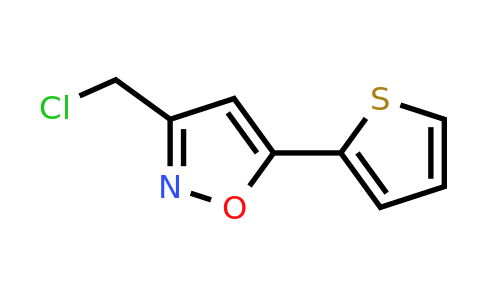 CAS 863669-57-2 | 3-(chloromethyl)-5-(thiophen-2-yl)-1,2-oxazole