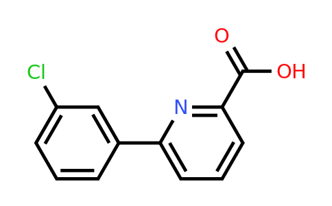 CAS 863704-38-5 | 6-(3-Chlorophenyl)-2-pyridinecarboxylic acid