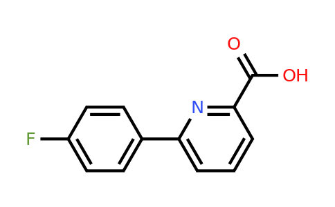 CAS 863704-60-3 | 6-(4-Fluorophenyl)picolinic acid
