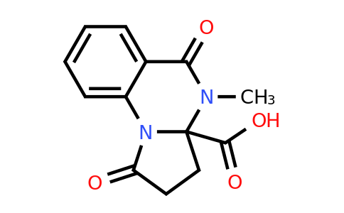 CAS 863763-60-4 | 4-methyl-1,5-dioxo-1H,2H,3H,3aH,4H,5H-pyrrolo[1,2-a]quinazoline-3a-carboxylic acid