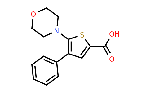 CAS 863763-67-1 | 5-(morpholin-4-yl)-4-phenylthiophene-2-carboxylic acid