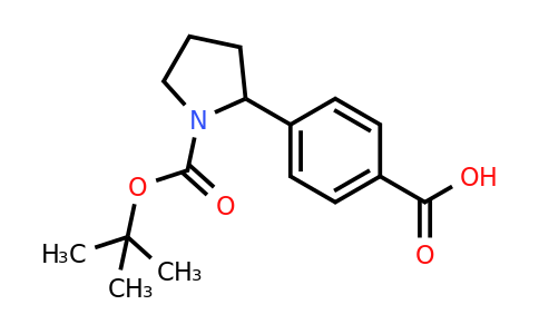 CAS 863769-40-8 | 2-(4-Carboxy-phenyl)-pyrrolidine-1-carboxylic acid tert-butyl ester