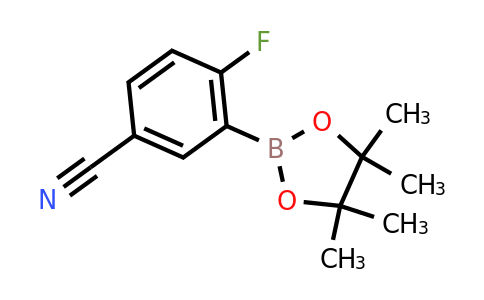 CAS 863868-29-5 | 4-Fluoro-3-(4,4,5,5-tetramethyl-1,3,2-dioxaborolan-2-YL)benzonitrile