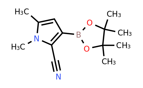 CAS 863868-49-9 | 1,5-Dimethyl-3-(4,4,5,5-tetramethyl-1,3,2-dioxaborolan-2-yl)-1H-pyrrole-2-carbonitrile