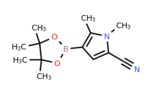 1,5-Dimethyl-4-(4,4,5,5-tetramethyl-1,3,2-dioxaborolan-2-yl)-1H-pyrrole-2-carbonitrile