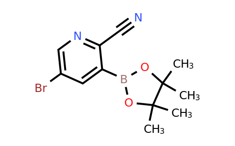 CAS 863868-53-5 | 5-bromo-3-(4,4,5,5-tetramethyl-1,3,2-dioxaborolan-2-yl)picolinonitrile