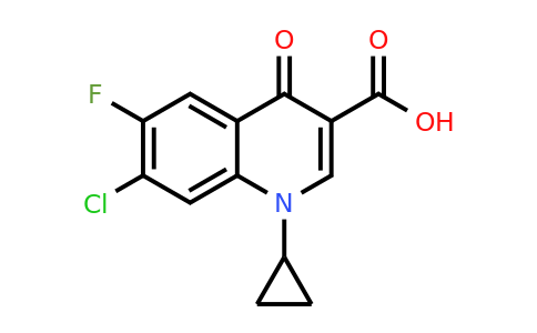 CAS 86393-33-1 | 7-Chloro-1-cyclopropyl-6-fluoro-4-oxo-1,4-dihydroquinoline-3-carboxylic acid
