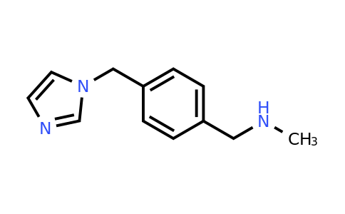 CAS 864068-89-3 | {[4-(1H-imidazol-1-ylmethyl)phenyl]methyl}(methyl)amine