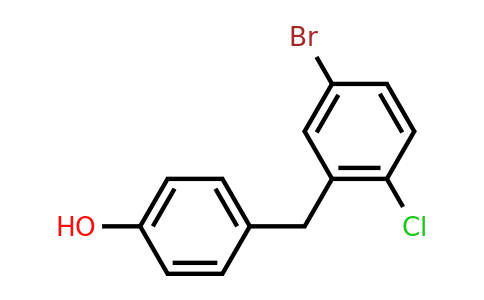 CAS 864070-18-8 | 4-[(5-bromo-2-chlorophenyl)methyl]phenol
