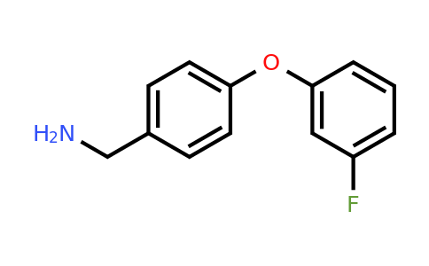 CAS 864263-03-6 | (4-(3-Fluorophenoxy)phenyl)methanamine