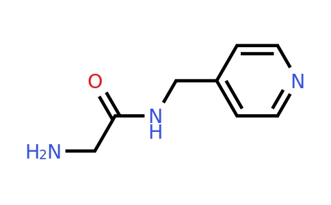 CAS 864273-25-6 | 2-amino-N-[(pyridin-4-yl)methyl]acetamide