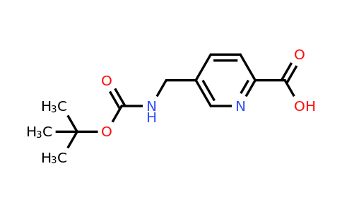 CAS 864353-57-1 | 5-({[(tert-butoxy)carbonyl]amino}methyl)pyridine-2-carboxylic acid