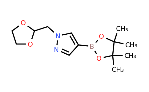 CAS 864754-17-6 | 1-(1,3-dioxolan-2-ylmethyl)-4-(tetramethyl-1,3,2-dioxaborolan-2-yl)-1H-pyrazole